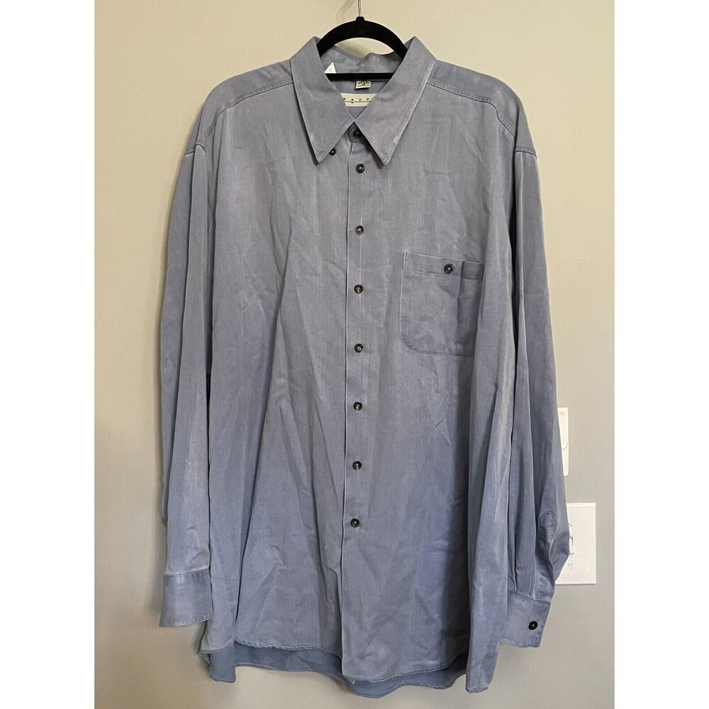 Haupt Germany Shirt Button Up Long‎ Sleeve Cotton Blend Men’s XXL EUC